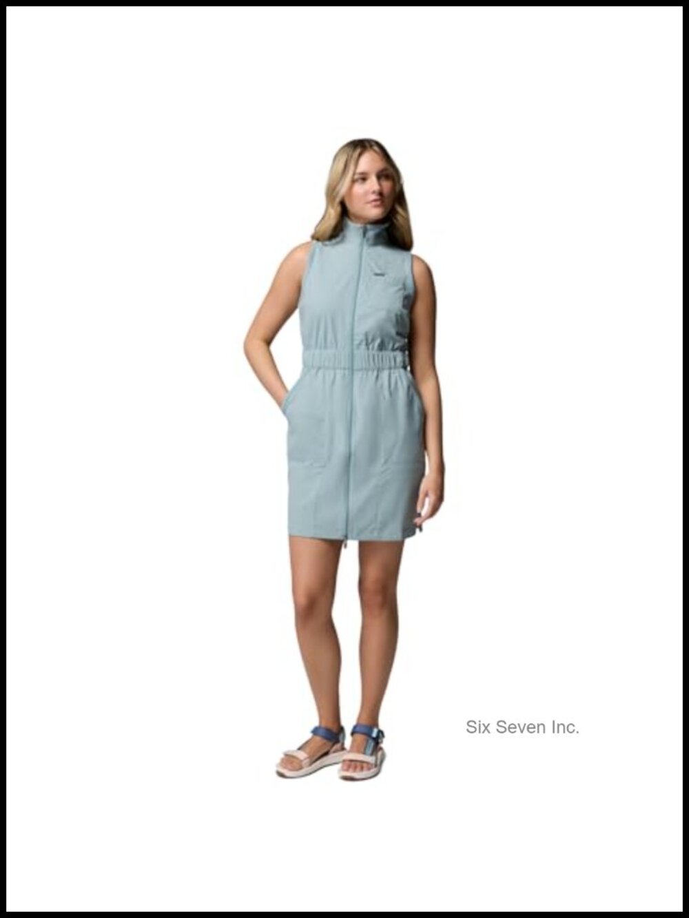 Columbia Women's Leslie Falls Sun Dress, UPF Protection, Active Fit, Sleeveless